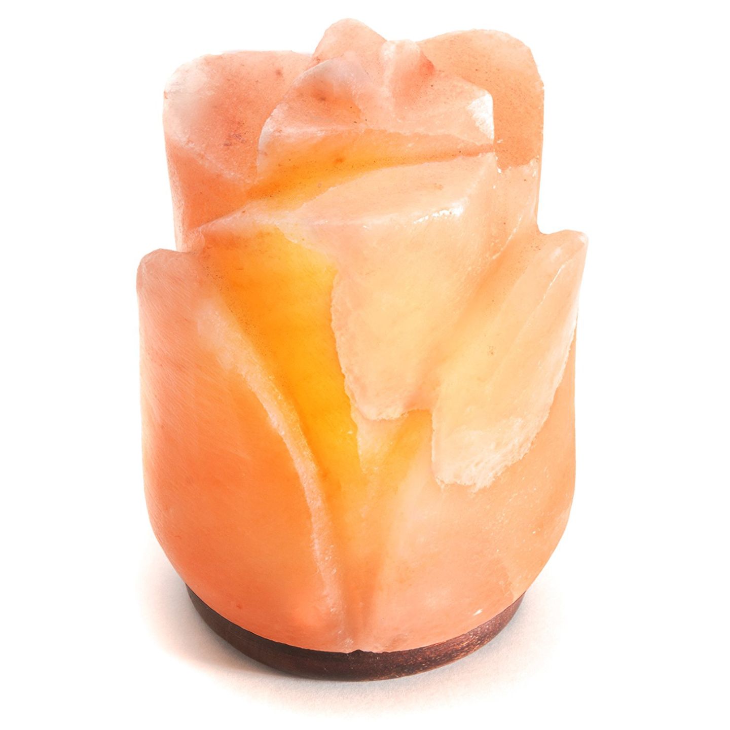 Gift Ideas - Carved Rose Himalayan Salt Lamp